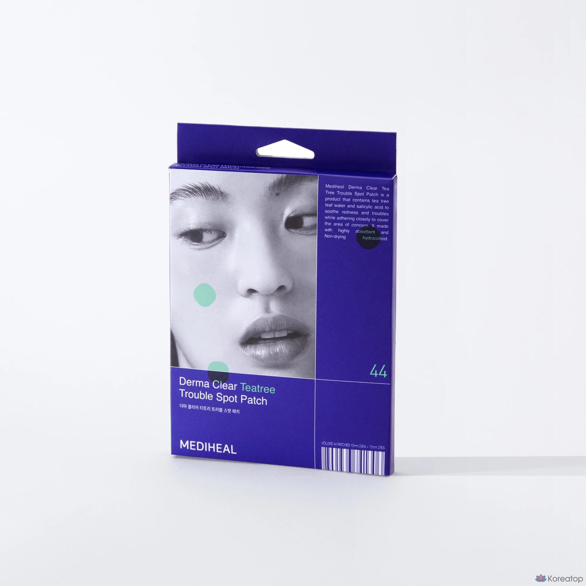 Пластыри Mediheal Derma Clear Tea Tree от проблемных зон, 1 шт., 44 штуки