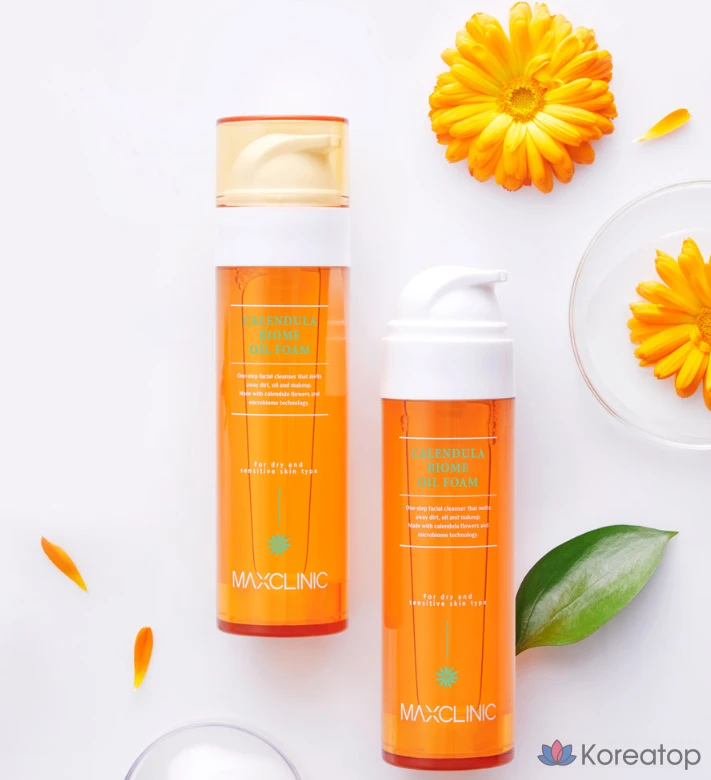 Пенка для умывания MAXCLINIC Calendula Biome Oil Foam, 110 г, 1 шт.