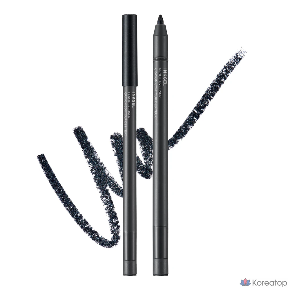 Гелевый карандаш для глаз FMGT ink, 0,5 г, № 02, черный икра, 1 шт.