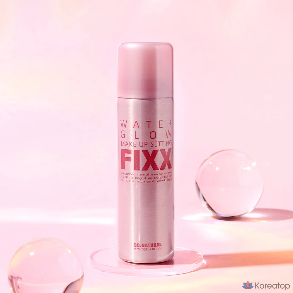 Фиксатор макияжа So Natural Water Glow, 75 мл, 1 шт.