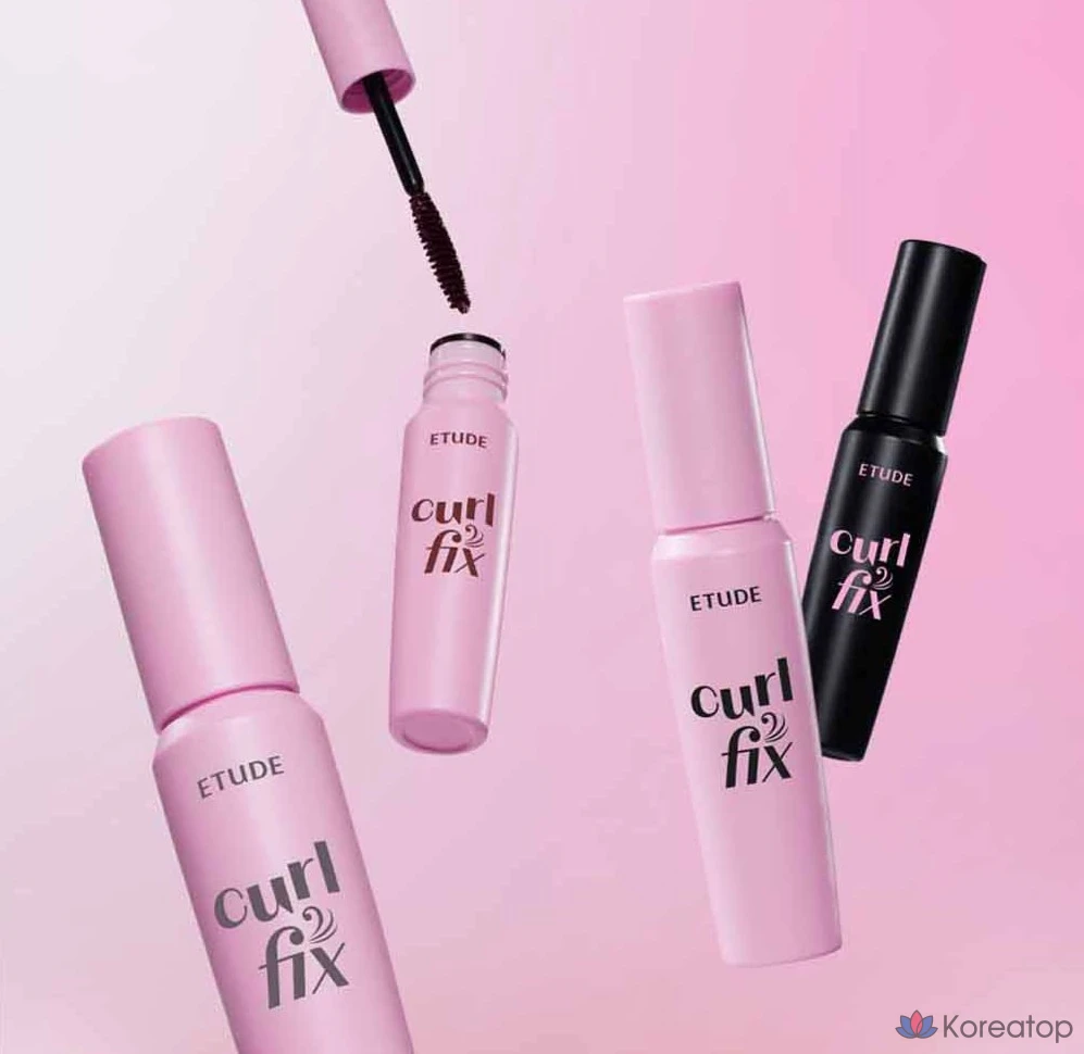 Тушь для ресниц Etude House Curl Fix Mascara Mini, 4 г, 1 шт., цвет 03 (серо-коричневый).