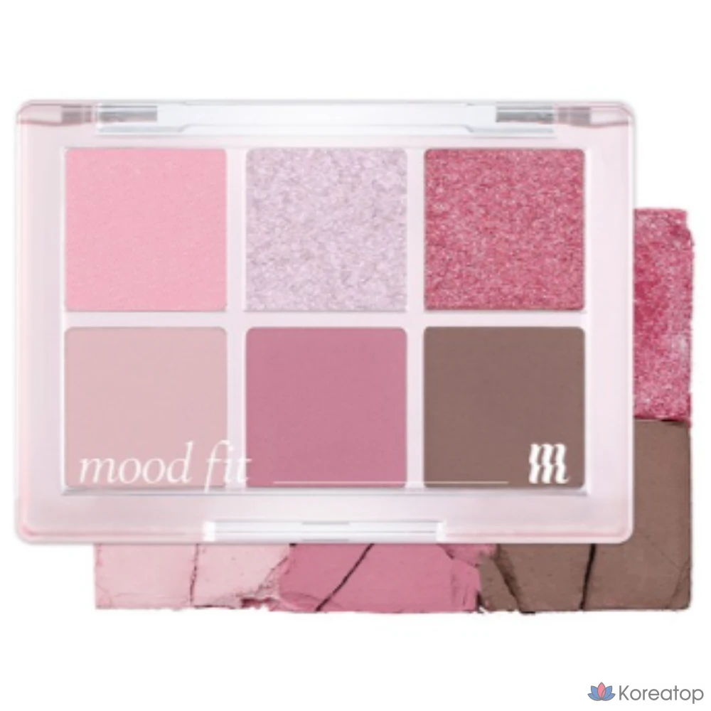 Палетка теней MERZY New Mood Fit Shadow Palette 5.4g, NM2 Syvering Icy, 1 шт.