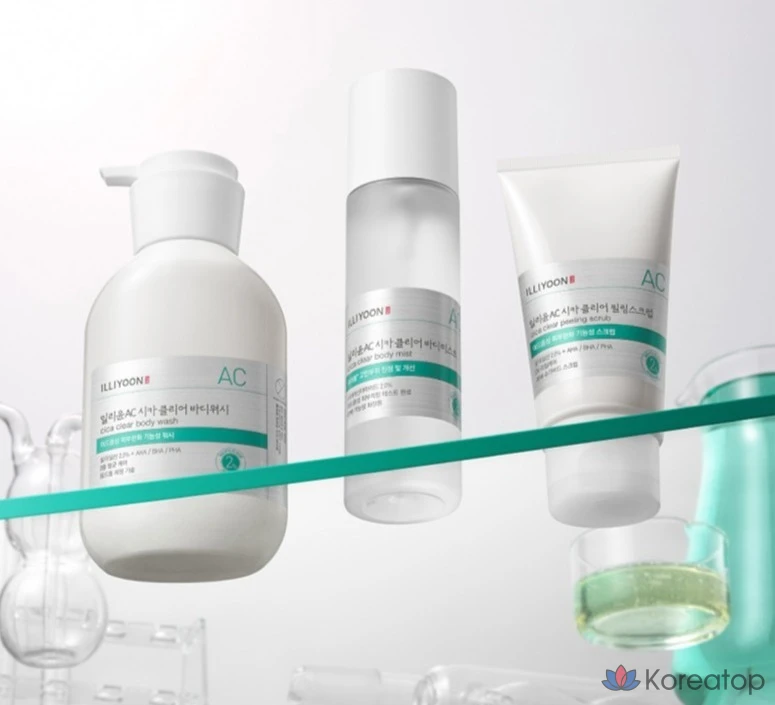 Скраб для тела Illiyoon Cica Acne Clear Peeling Body Scrub с ароматом цитрусовой мяты, 200 г, 1 шт.