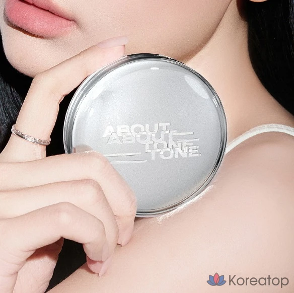 Тональный крем-кушон ABOUT TONE Skin Layer Fit Cushion Foundation, 13 г, цвет слоновой кости, 1 шт., фото 3
