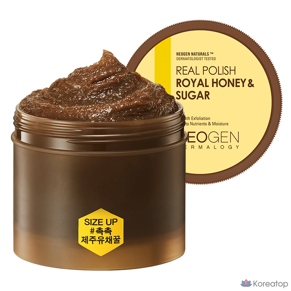 Скраб для лица Neogendermalogie Real Polish Royal Honey & Sugar, 210 г, 1 шт.