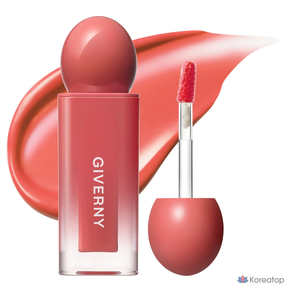 Тинт для губ Giverny Dewy Lip Glaze Tint, оттенок 03 Kitten Coral, 4,9 г, 1 шт.