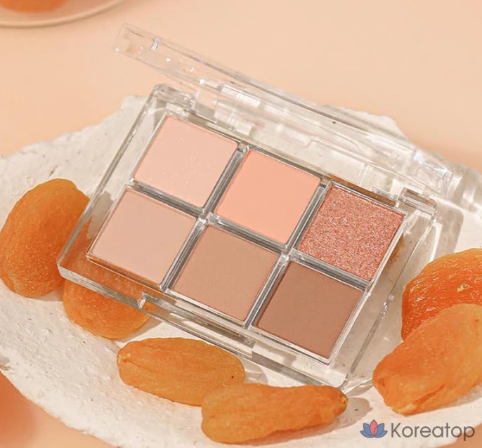 Палетка теней BBIA Ready to Wear Eye Palette, румяна Apricot Blush, 1 шт., фото 2