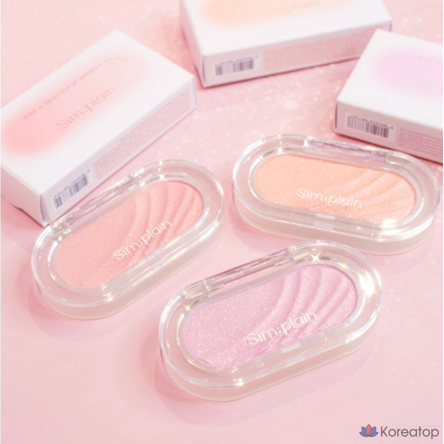 Simplene Gleam On Cheek 04 Pigflow 1ea, 004 Pigflow, фото 2
