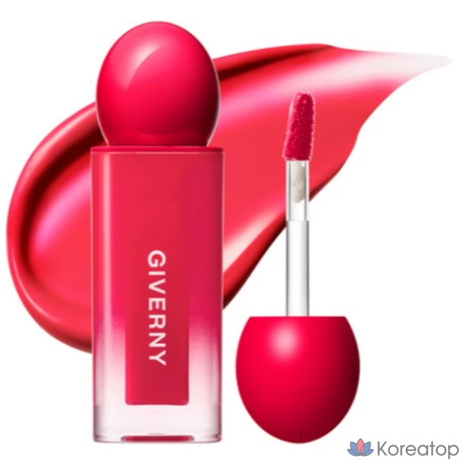 Тинт для губ Giverny Dewy Lip Glaze Tint, оттенок Rosy Cherry (холодный тон), 4,9 г, 1 шт.