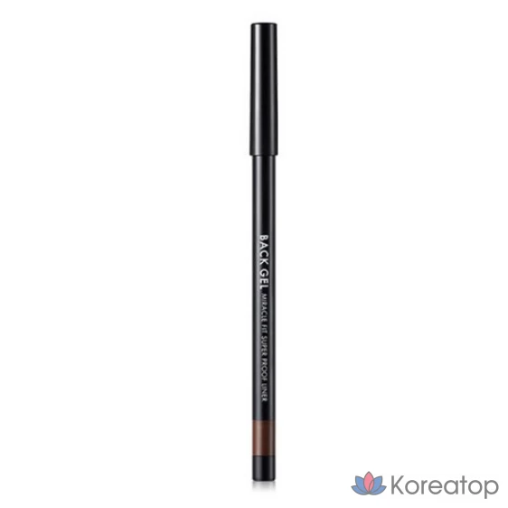 Подводка для спины Tony Moly Back Gel Miracle Fit Superproof Liner 4 г, цвет 02, коричневый, 1 шт.