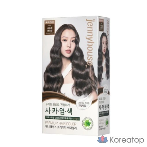 Краска для волос JennyHouse Hair Color Black Premium Sechi Cover, 1 шт.