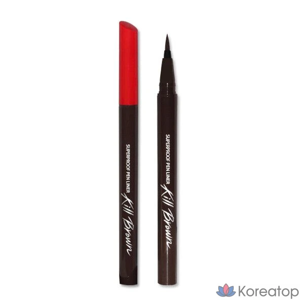 Ручка-лайнер Clio Superproof Pen Liner Kill Black 01, 1 шт.