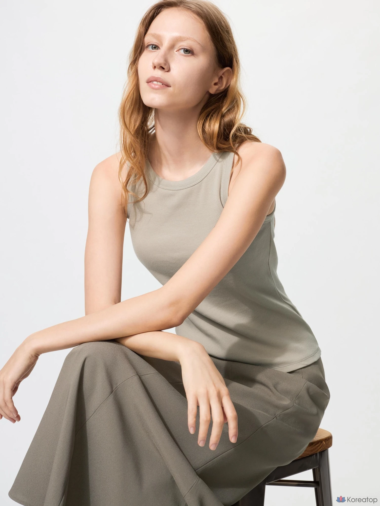 Бра-топ Uniqlo Rib Bra Top