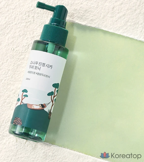 Успокаивающий тоник для кожи головы и волос Round Lab Pine Calming Cica, 100 мл, 1 шт.