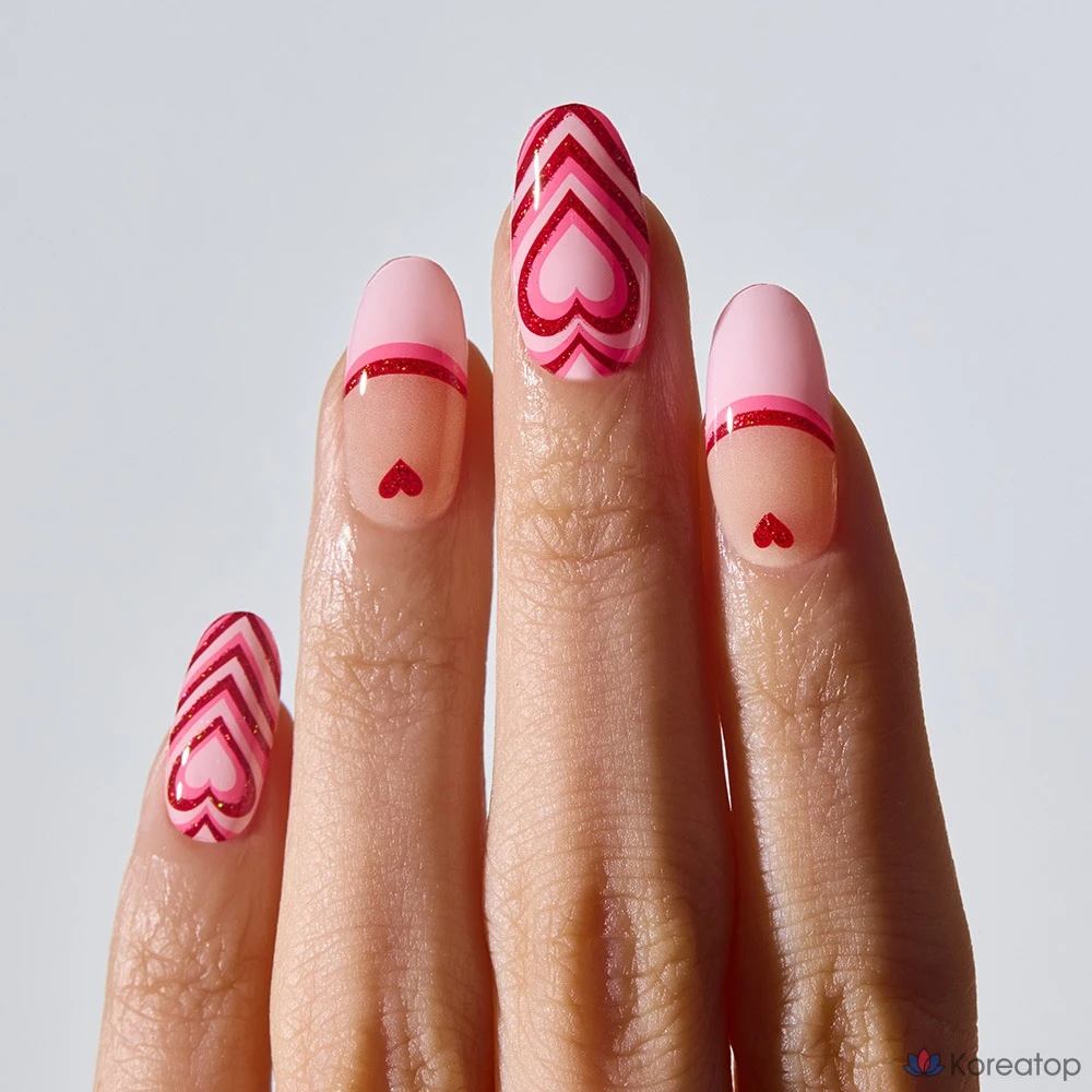 Гель-лак для ногтей Ohora Gel Nail Strip, N Love Puff, 1 шт., фото 3