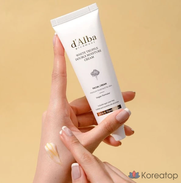 Увлажняющий крем D'alba White Truffle Double Moisture Cream, 60 мл, 1 шт.
