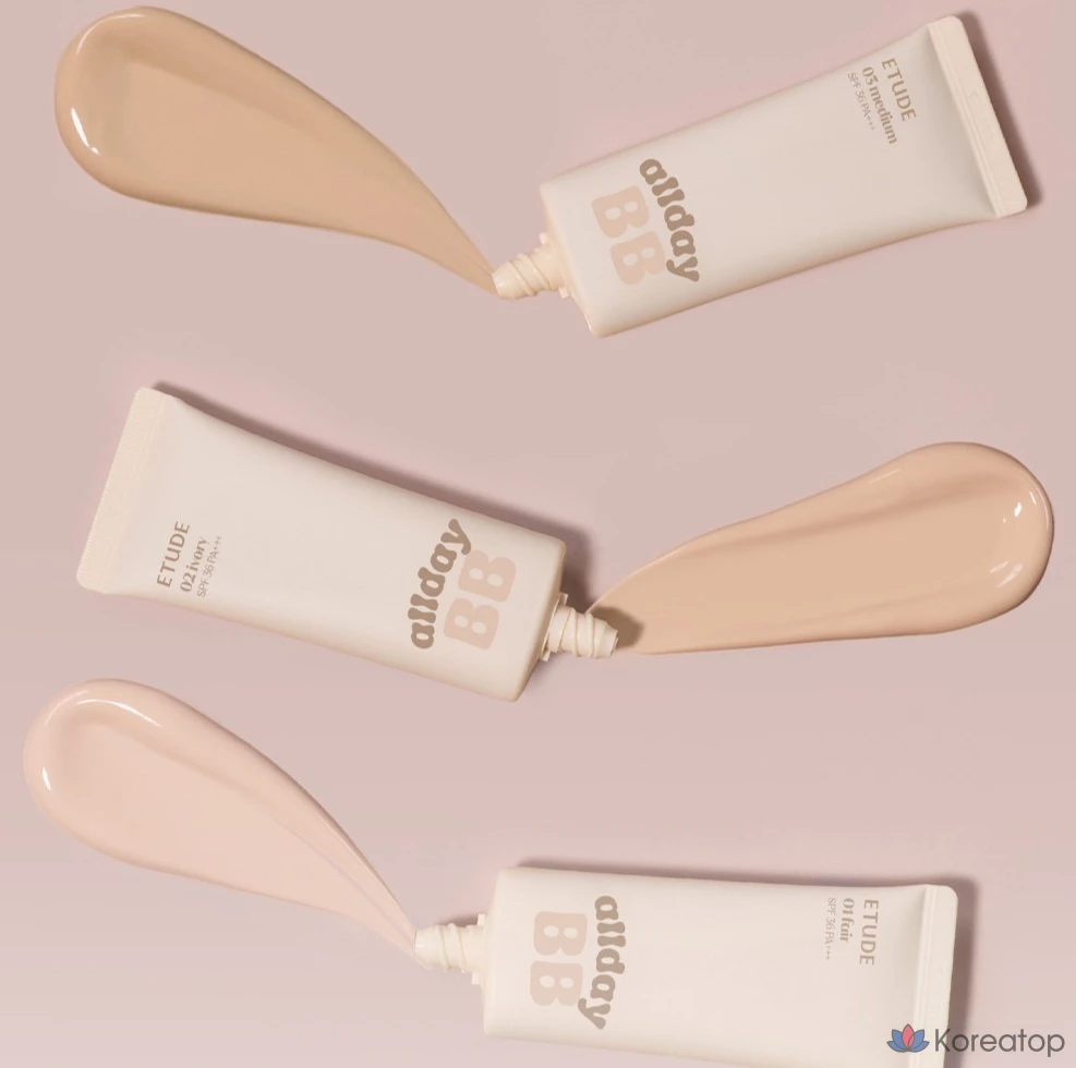 BB-крем Etude House All Day Clear SPF36 PA+++, оттенок 02 Ivory, 35 мл, 1 шт., фото 3