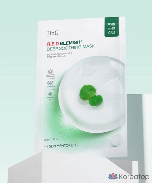 Успокаивающая маска Dr.G от красных пятен, 10 шт., 6 шт., фото 4