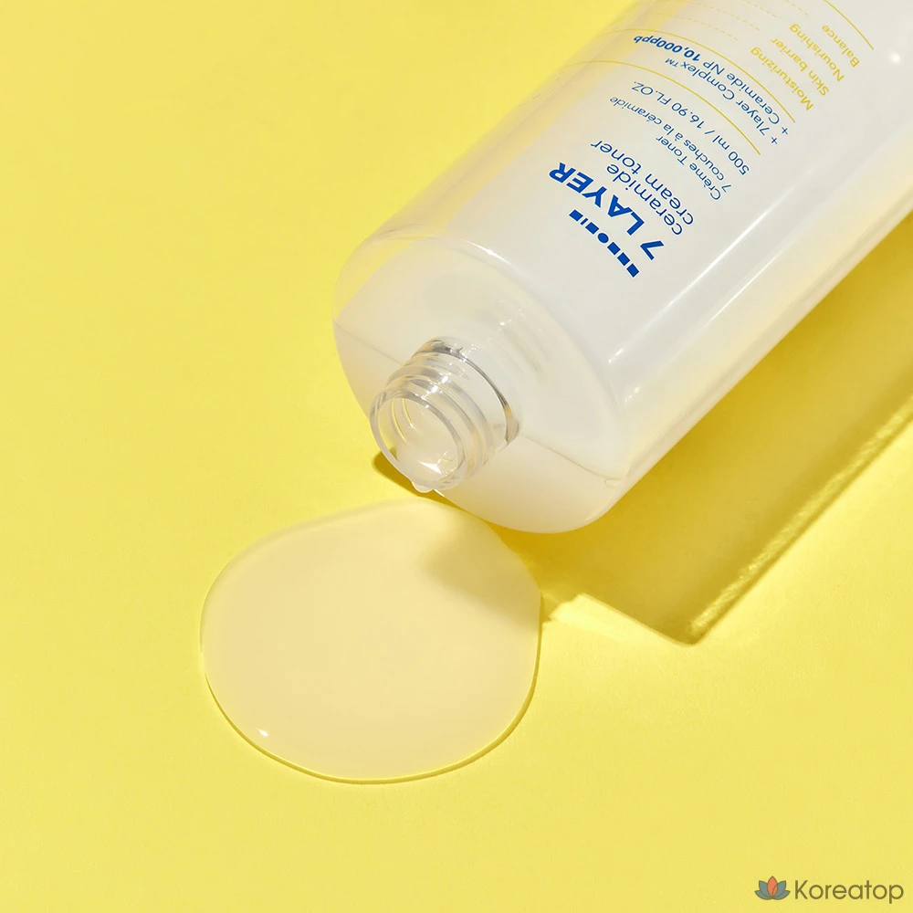 Тоник-крем HANSKIN Seven Layer Ceramide Mochi Cream Toner, 500 мл, 1 шт.