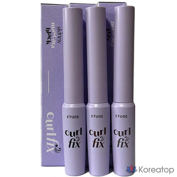 Тушь для ресниц Etude House Curl Fix Skinny Mascara, 3 г, 1 шт., черная
