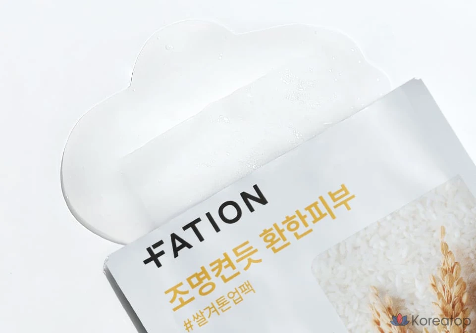 Осветляющая маска для лица Party On Real Fit с рисовыми отрубями, 23 мл, 5 штук, 2 упаковки., фото 2