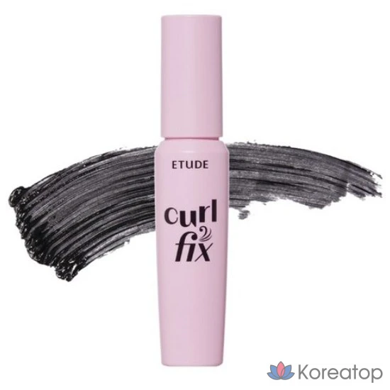 Тушь для ресниц Etude NEW Curl Fix, 8 г, черная, 1 шт.