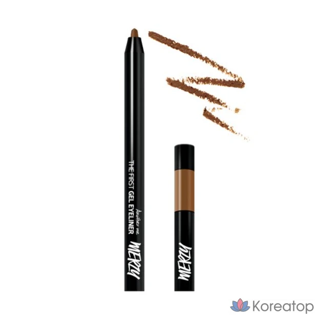 Гелевая подводка для глаз MERZY The First, 0,5 г, мягкий коричневый, №6, 1 шт.