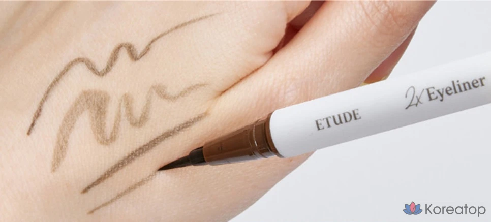 Подводка для глаз Etude House 2X Bare Face Pen Liner, 0.5g, № 1, мягкий темно-коричневый, 1 шт.