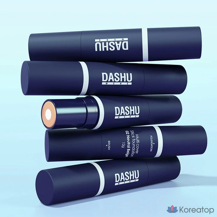 Тональный крем-стик DASHU для мужчин, 12 г, 1 шт., цвет 03, песочно-бежевый., фото 8