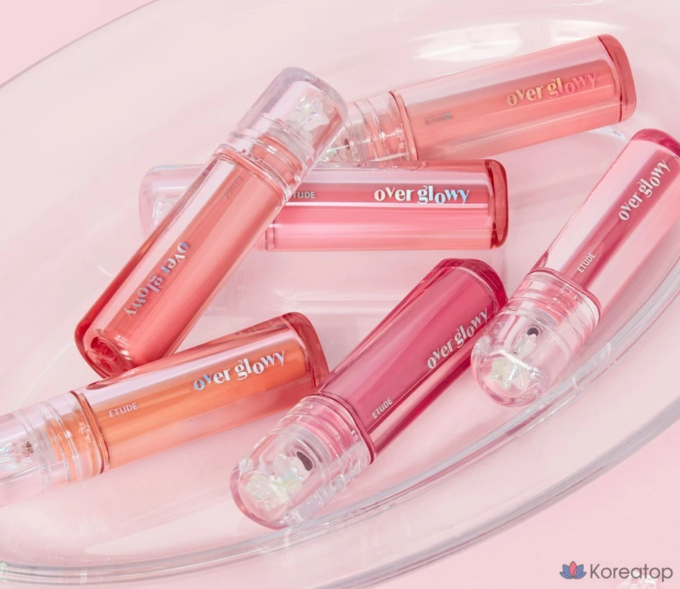 Блеск для губ Etude House Over Glow Gloss, оттенок 02 «Сладкая вата», 1 шт., фото 4