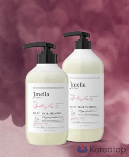 Шампунь для волос Jmella «Искрящаяся роза» с фруктово-розовым ароматом, 1 шт., 1 л., фото 2