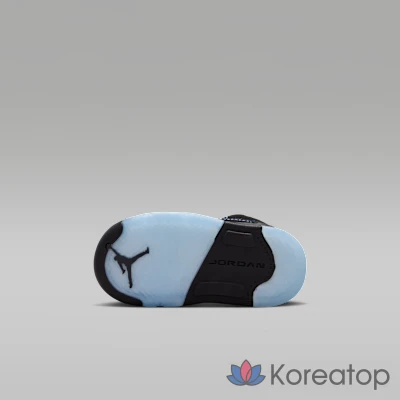 Кроссовки детские Jordan 5 Black Carolina, фото 2
