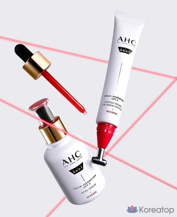 AHC Pro Shot Cola Juvenation Lift 4 капсулы, крем для глаз с экстрактом колы, 1 шт., 30 мл