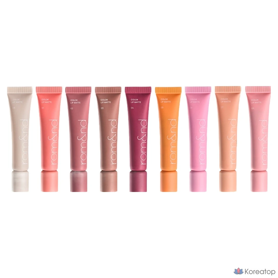 Матовая помада ROM&ND Color, 1 шт., цвет 07 Teddy Beige, фото 6