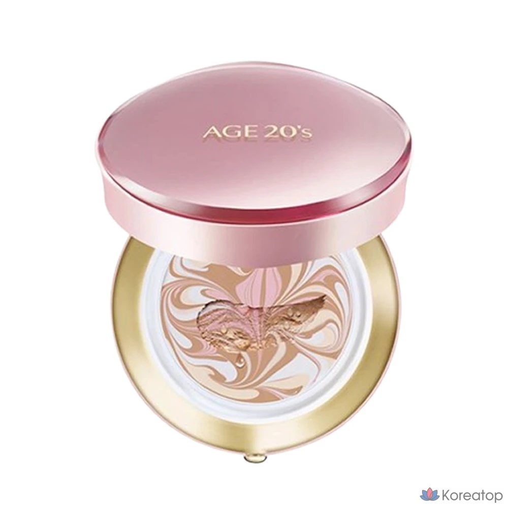 Сменный блок Age20s Signature Essence Pact Master Увлажняющий крем с двойным покрытием Velvet Age20s, сменный блок Signature Pact Master, пустой футляр Velvet № 13, 1 шт., фото 2