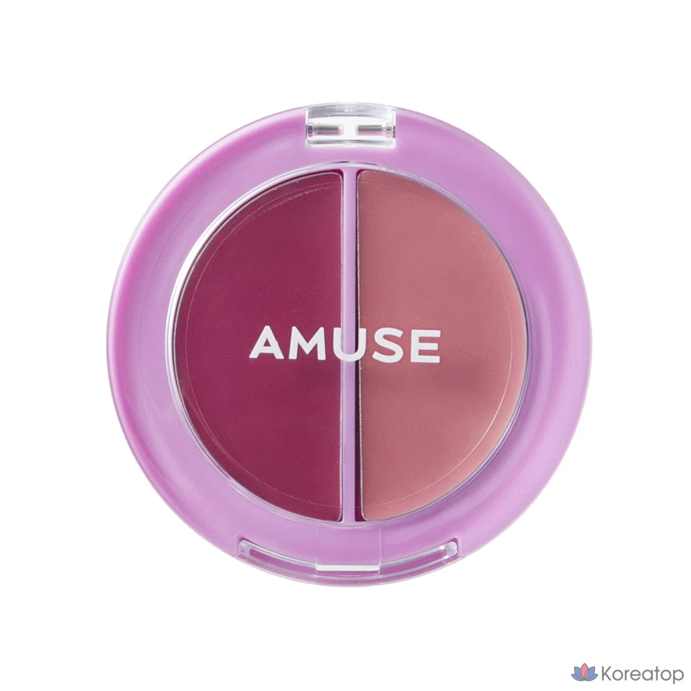 Бальзам для губ и щёк AMUSE Lip & Cheek Healthy Balm, оттенок 04 Grape, 3 г, 1 шт.