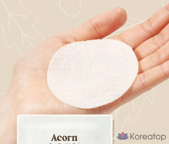 Подушечки для сужения пор Skinfood Acorn Pore Peptide, 2 упаковки (10 г), 1 упаковка, 20 штук, фото 5