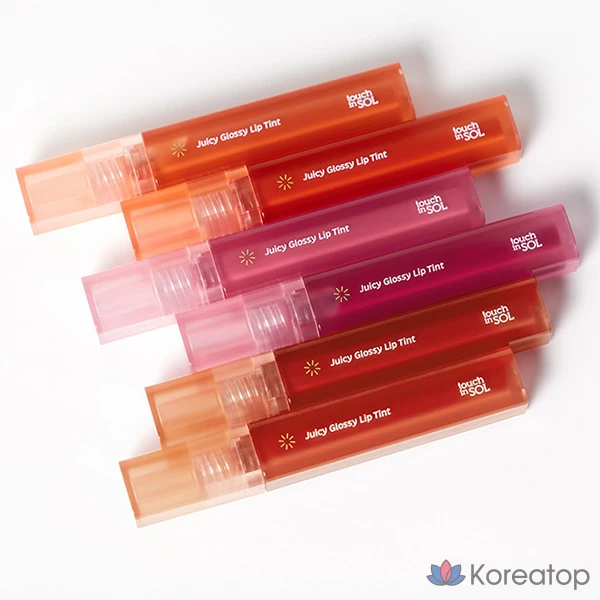 Тинт для губ Touch in Sol Vegan Again Juicy Glossy Lip Tint, оттенок Fresh Coral, 1 шт., 3,9 г, фото 4