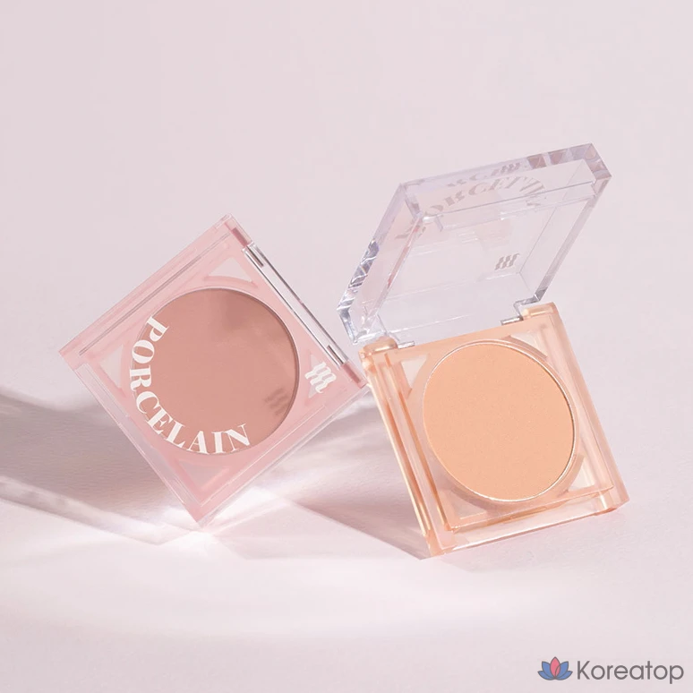 Румяна MERZY Porcelain Cheek Blusher 4,2 г, оттенок Bloom Pink, 1 шт.