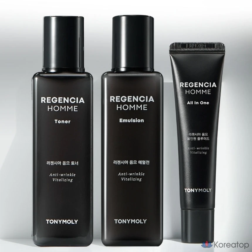 Набор средств по уходу за кожей Tony Moly Regencia Homme, 3 предмета, 3 комплекта, фото 3