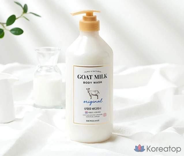 Гель для душа Somang Shower Mate с козьим молоком, 800 мл, 1 шт., фото 2