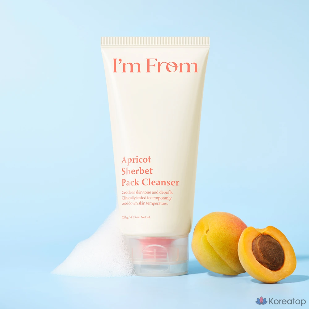 Очищающая маска для лица I'm From Apricot Sherbet Pack Cleanser, 120 г, 1 шт.