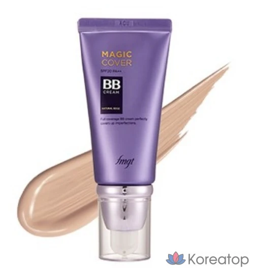 BB-крем FMGT Magic Cover SPF20 PA++, V201 Абрикосово-бежевый, 45 мл, 1 шт., фото 4