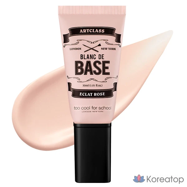 База под макияж Too cool for school Art Class Blanc 30 мл, № 2 Eclat Rose, 1 шт.