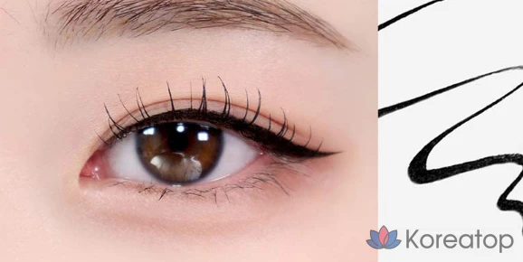 Подводка для глаз BBIA Never Die Brush Eyeliner, 0,4 г, матовый черный, 1 шт.