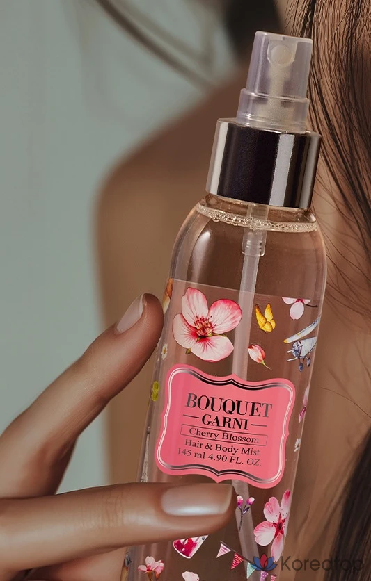 Спрей для тела и волос Bouquet Garni «Цветущая вишня», 145 мл, 1 шт.