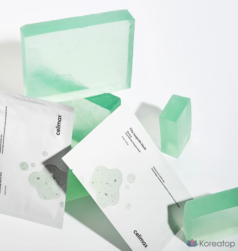 Успокаивающая ампульная маска Cellimax The Real Cica, 27 мл, 1 упаковка, 20 штук., фото 4