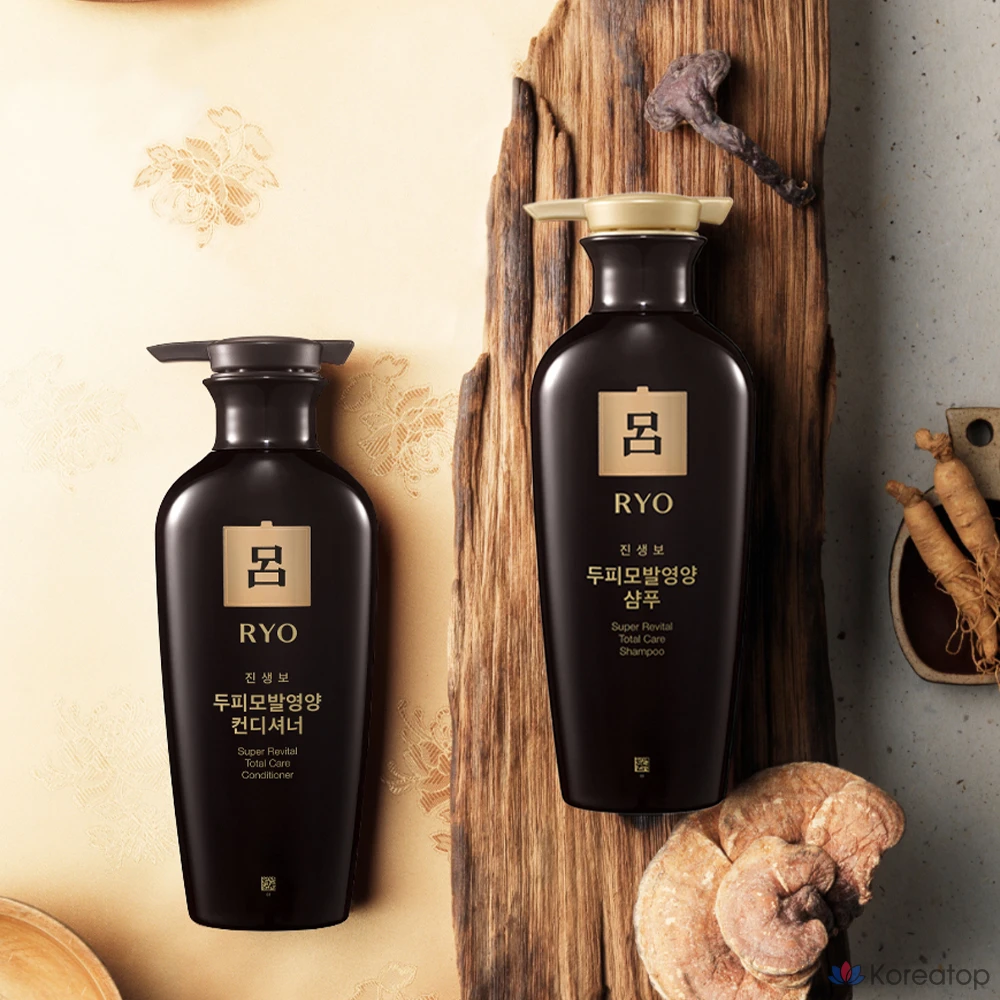 Питательный шампунь для кожи головы и волос Ryo Jinsaengbo, 400 мл, 1 шт.