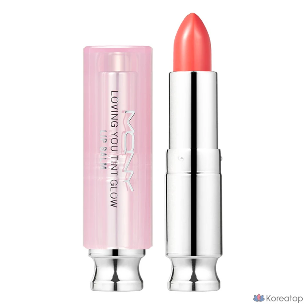 Бальзам для губ Mqny New York Loving You Tint Glow, 1 шт., нежно-персиковый оттенок.