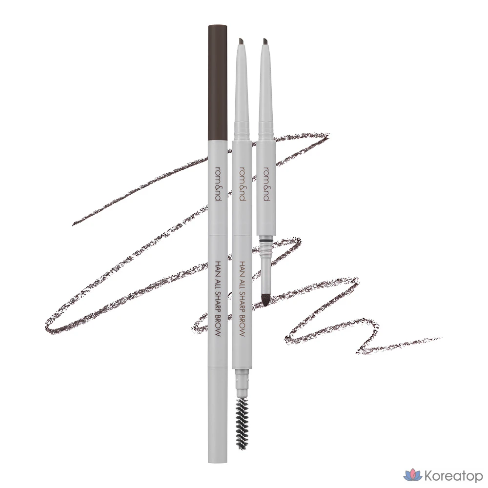 Автоматический карандаш для бровей ROM&ND Hanol Sharp, 0,17 г, цвет W1, нежно-коричневый, 1 шт.